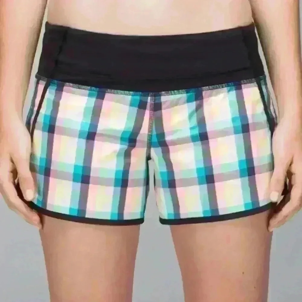 Lululemon Run Times Short *2-way stretch
Wee Wheezy  Check Bleached Coral Cadet